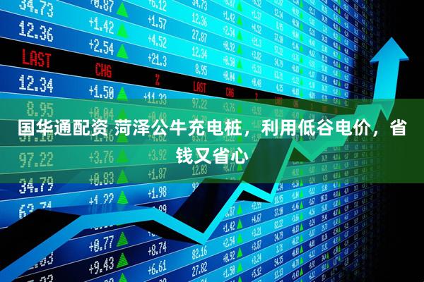 国华通配资 菏泽公牛充电桩，利用低谷电价，省钱又省心