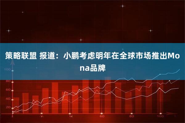 策略联盟 报道：小鹏考虑明年在全球市场推出Mona品牌